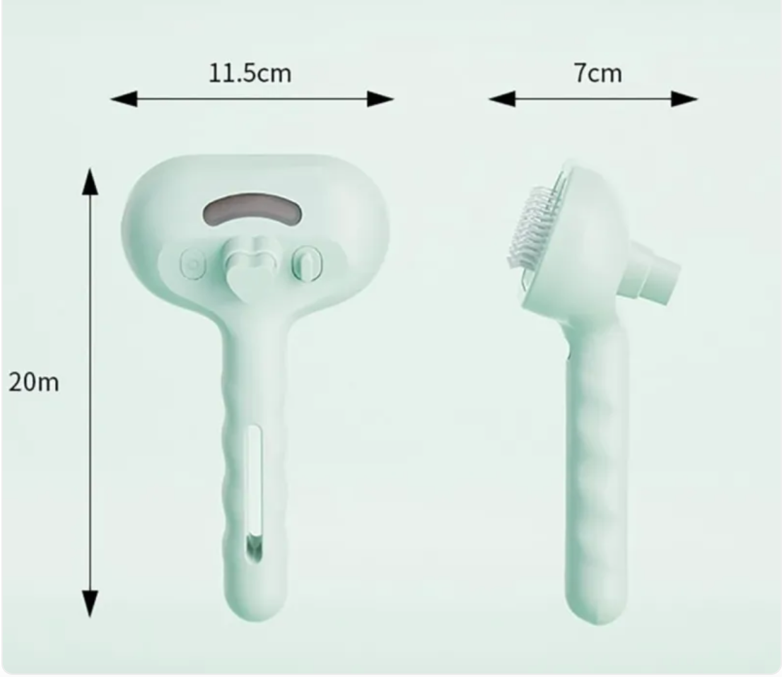 Chevaroo 3-in-1 Self-Cleaning Steam Pet Brush