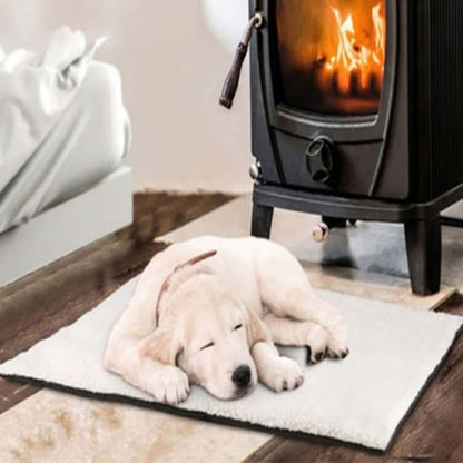 Pet Bed Blanket with Self-Heating Cushion